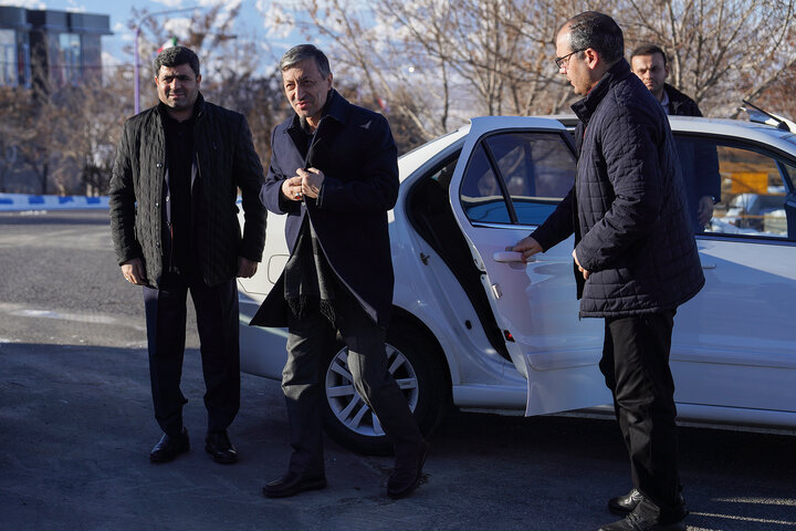 بازدید فتاح از سپنتای مرند/ تولد دوباره کارخانه‌ای که با موشک‌های رژیم صهیونی تخریب شد