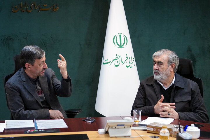 دیدار رئیس کمیسیون امنیت ملی مجلس با رئیس ستاد اجرایی فرمان امام