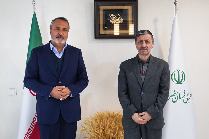 دیدار رئیس کمیسیون عمران مجلس با رئیس ستاد اجرایی فرمان امام