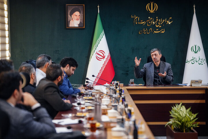 جلسه هیأت مدیره موسسه دانش بنیان برکت با حضور رئیس ستاد اجرایی فرمان امام