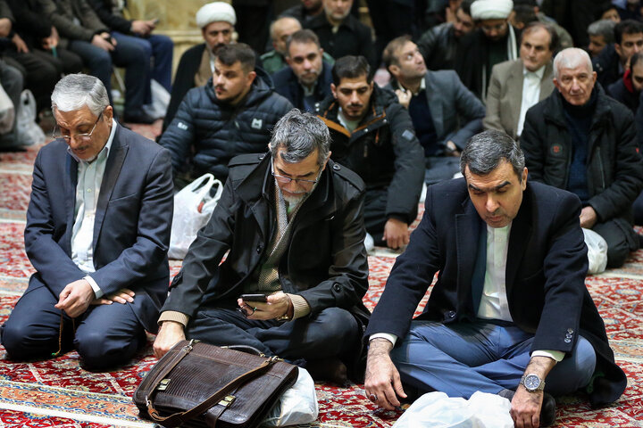 حضور رئیس ستاد اجرایی فرمان امام در مراسم ترحیم شهید فرج الله شوشتری