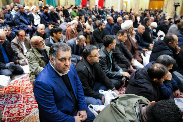 حضور رئیس ستاد اجرایی فرمان امام در مراسم ترحیم شهید فرج الله شوشتری