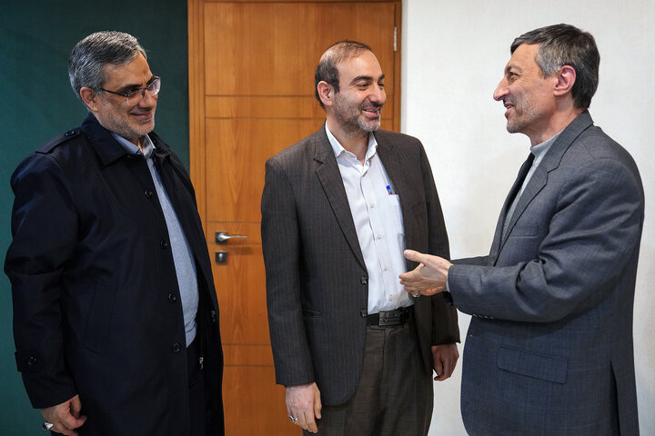 دیدار نمایندگان فراکسیون شاهد مجلس با رئیس ستاد اجرایی فرمان امام