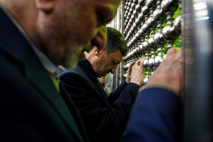 تجدید میثاق رئیس، مدیران و کارکنان ستاد اجرایی فرمان امام با آرمان‌های بنیانگذار کبیر انقلاب اسلامی