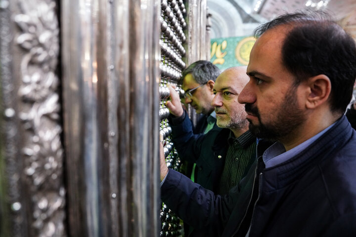 تجدید میثاق رئیس، مدیران و کارکنان ستاد اجرایی فرمان امام با آرمان‌های بنیانگذار کبیر انقلاب اسلامی