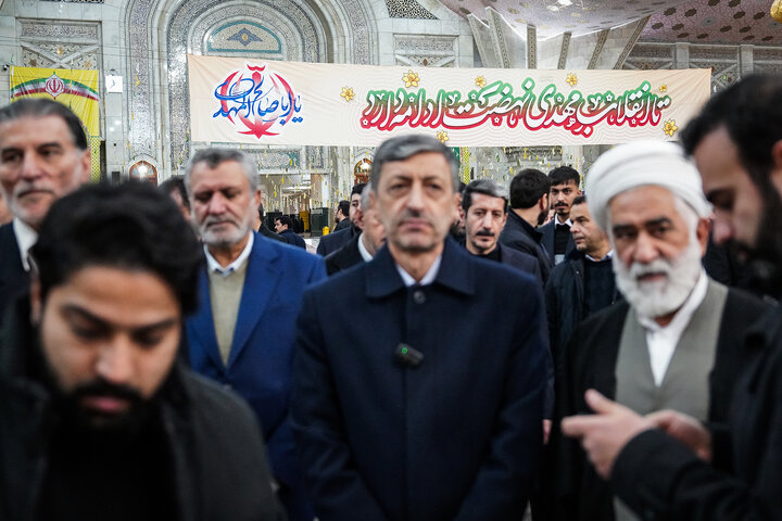 تجدید میثاق رئیس، مدیران و کارکنان ستاد اجرایی فرمان امام با آرمان‌های بنیانگذار کبیر انقلاب اسلامی