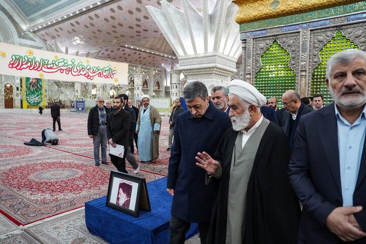 تجدید میثاق رئیس، مدیران و کارکنان ستاد اجرایی فرمان امام با آرمان‌های بنیانگذار کبیر انقلاب اسلامی