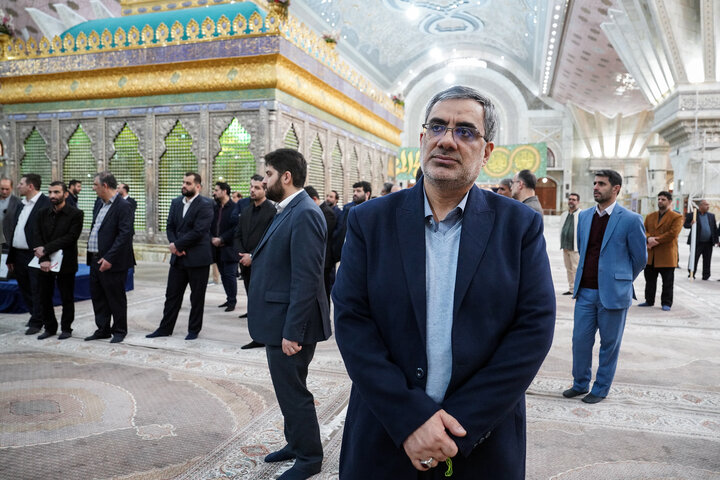 تجدید میثاق رئیس، مدیران و کارکنان ستاد اجرایی فرمان امام با آرمان‌های بنیانگذار کبیر انقلاب اسلامی