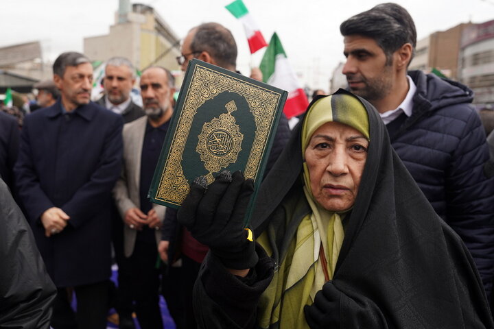 حضور فتاح در راهپیمایی چهل‌وهفتمین سالگرد پیروزی انقلاب اسلامی